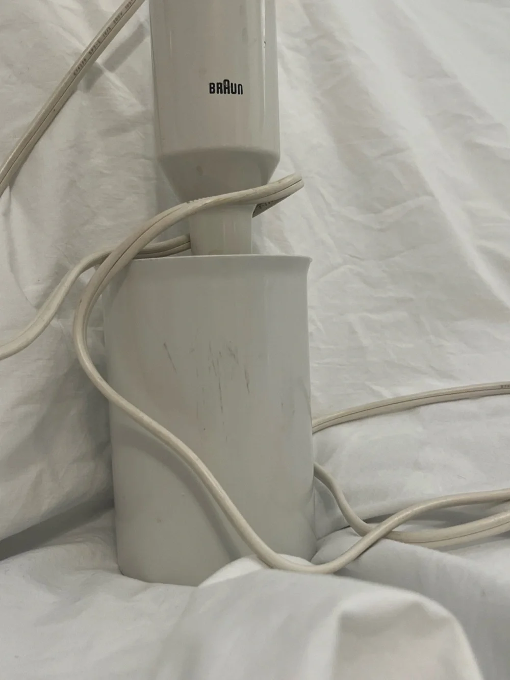 Braun White Hand Blender with Light Green Accent - Immersion Mixer